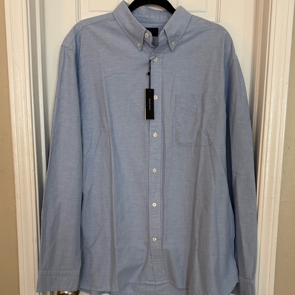 Banana Republic Men's Sky Blue Casual Shirt